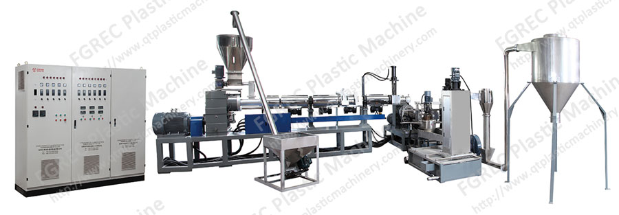 PP PE Plastic Flakes Granulating Machine