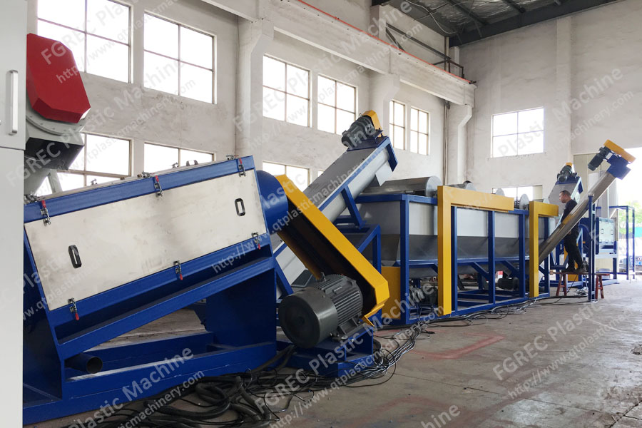 PP Hard Plastic Recycling Production Line 1