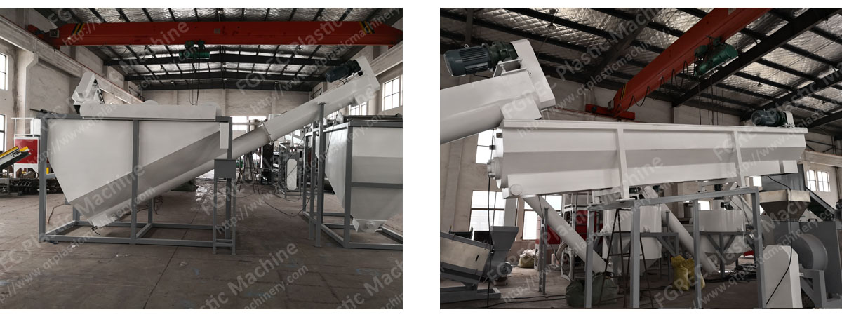 Waste PET Bottle Recycling Washing Line